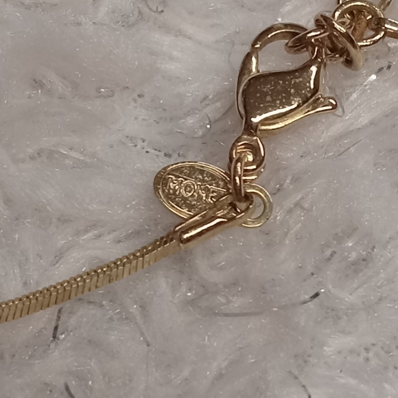 Vintage Monet Gold Tone Boxchain Ball Necklace &  Earring Set - Picture 6 of 9